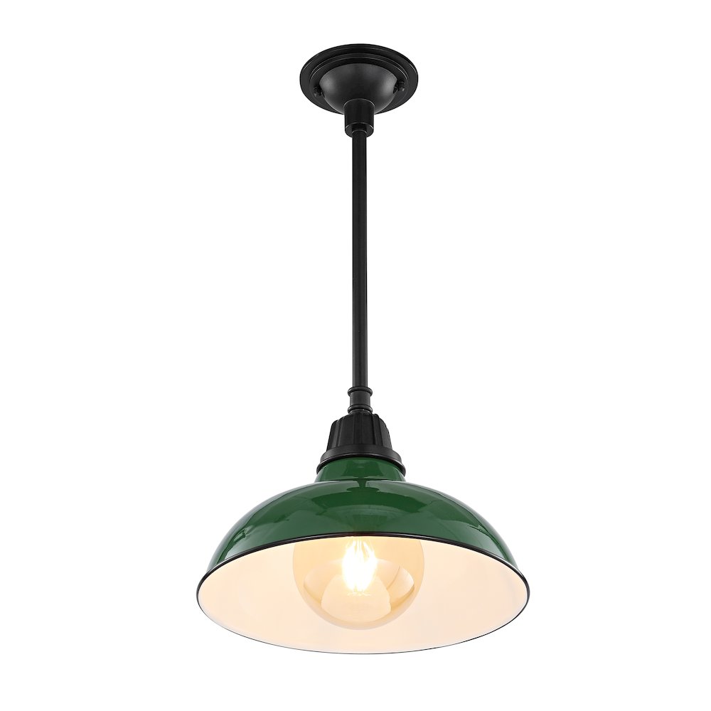 Jasper Farmhouse Industrial Indoor/Outdoor Iron Led Pendant