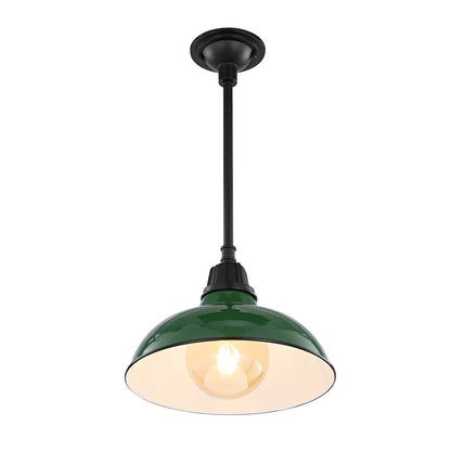 Jasper Farmhouse Industrial Indoor/Outdoor Iron Led Pendant