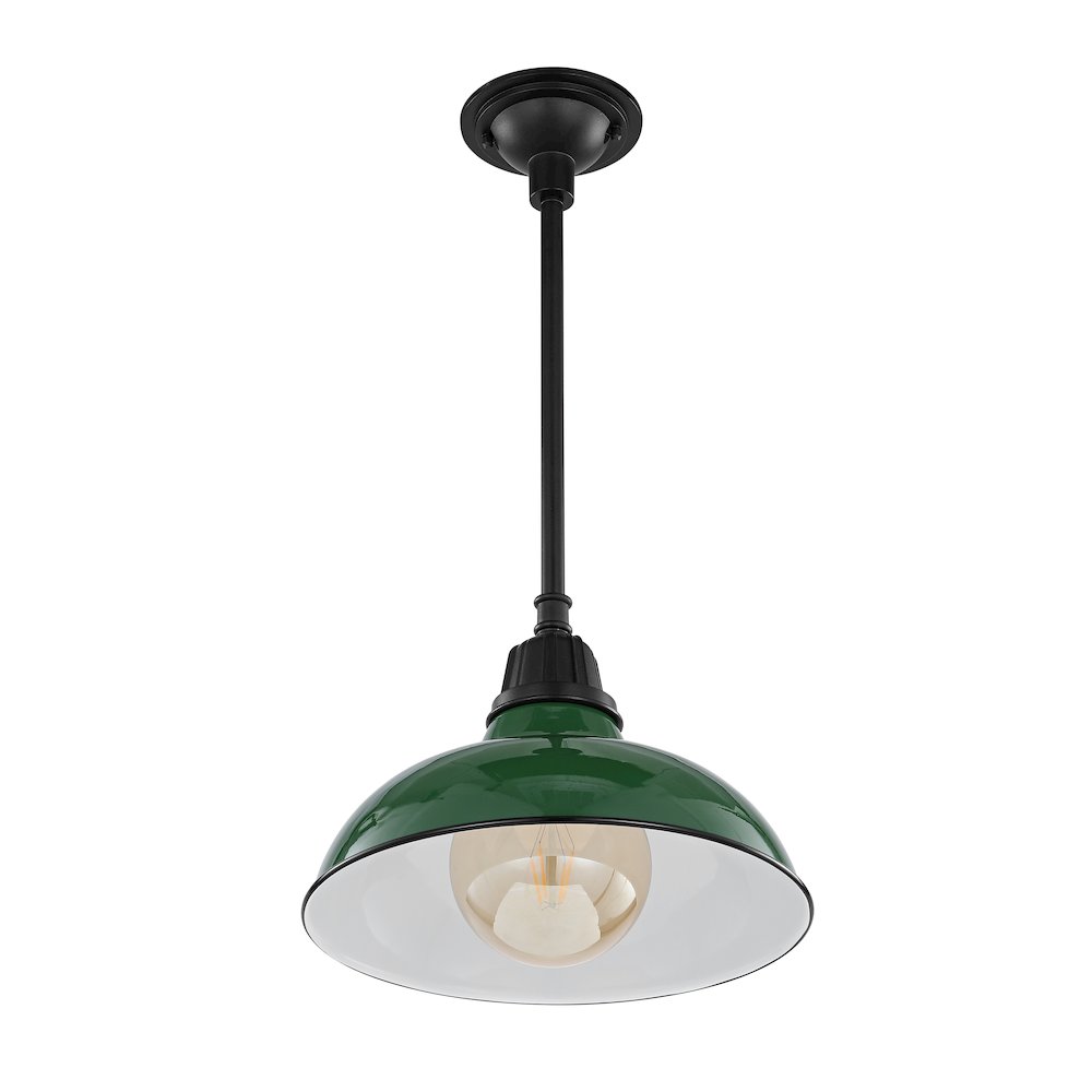 Jasper Farmhouse Industrial Indoor/Outdoor Iron Led Pendant