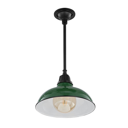 Jasper Farmhouse Industrial Indoor/Outdoor Iron Led Pendant
