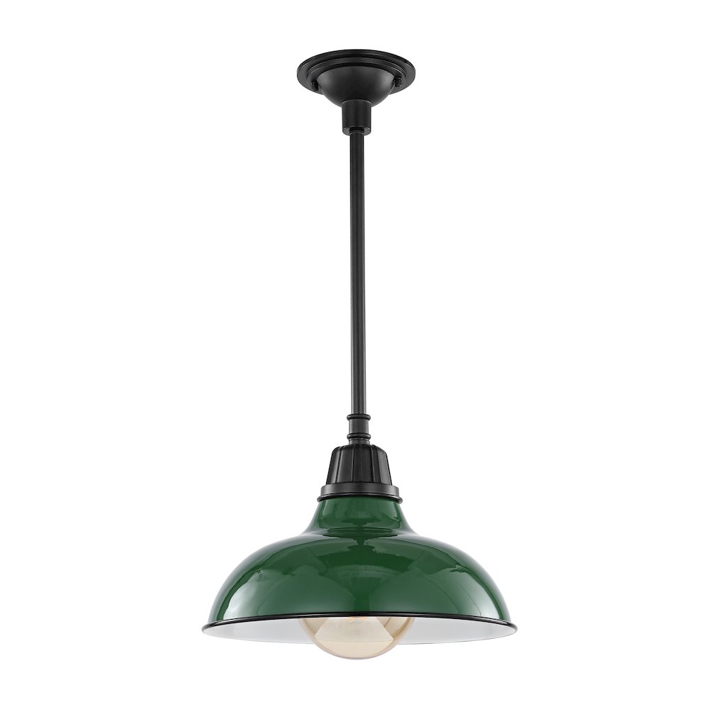 Jasper Farmhouse Industrial Indoor/Outdoor Iron Led Pendant