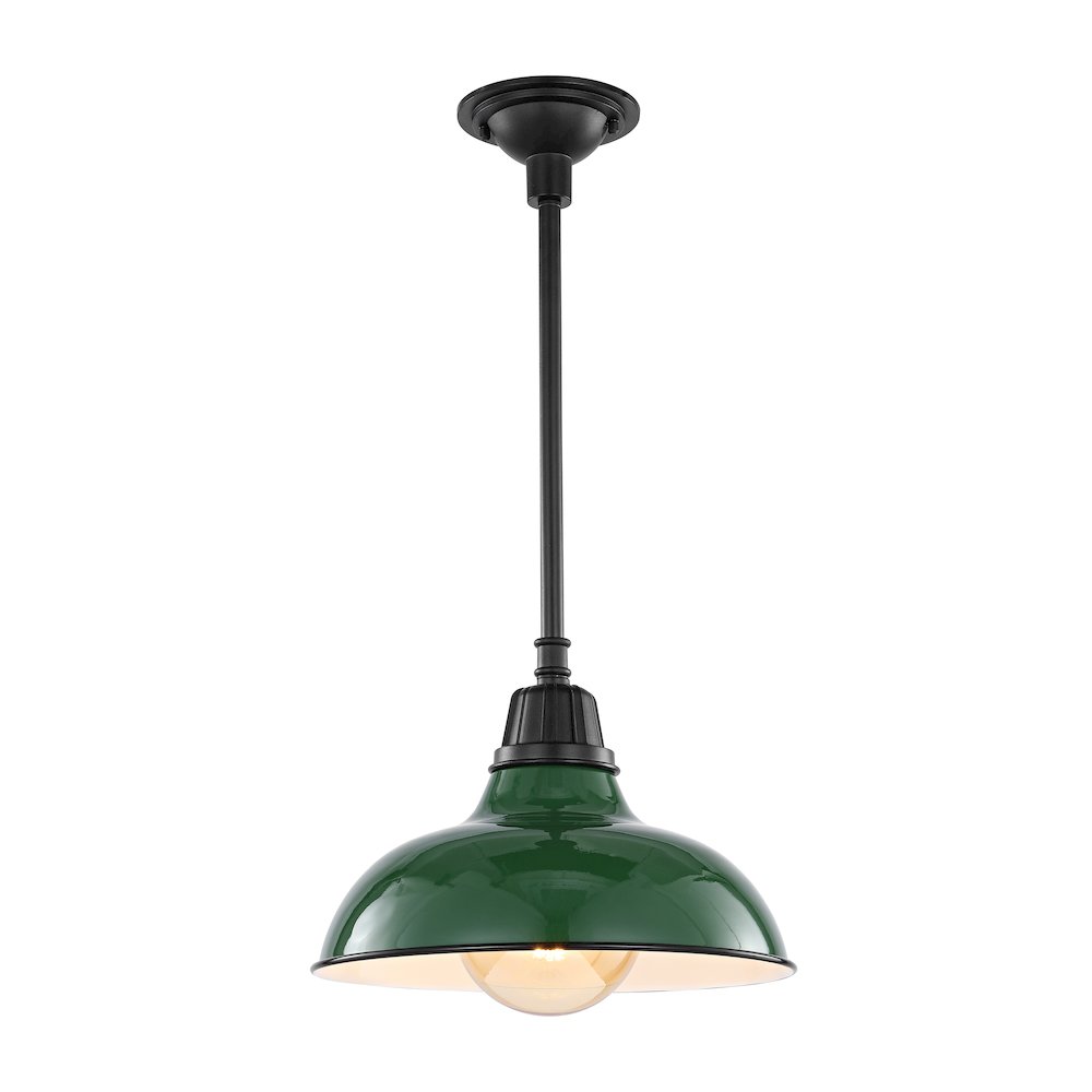 Jasper Farmhouse Industrial Indoor/Outdoor Iron Led Pendant