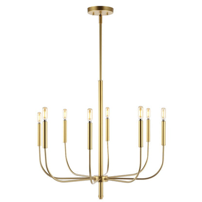 Amoros Modern Mid Century Iron Led Chandelier