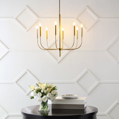 Amoros Modern Mid Century Iron Led Chandelier