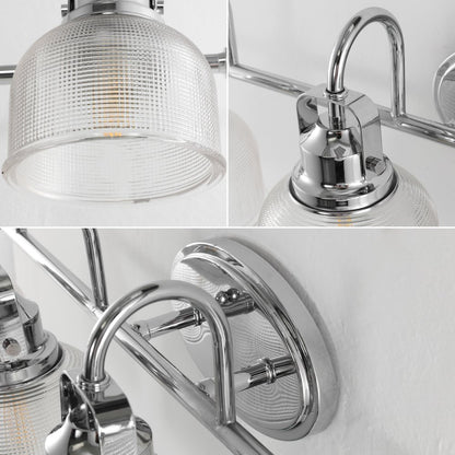 Virginia 4-Light Metal/Glass Led Vanity Light