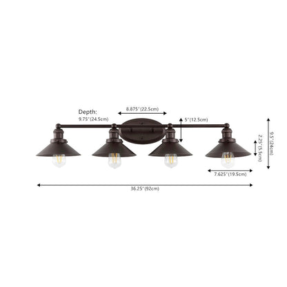 July 4-Light Metal Vanity Light