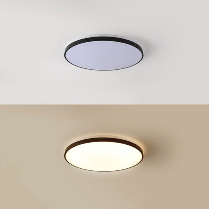 Astrid 1-Light Modern Minimalist Iron Circle Integrated Led Flush Mount