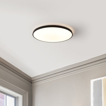 Astrid 1-Light Modern Minimalist Iron Circle Integrated Led Flush Mount