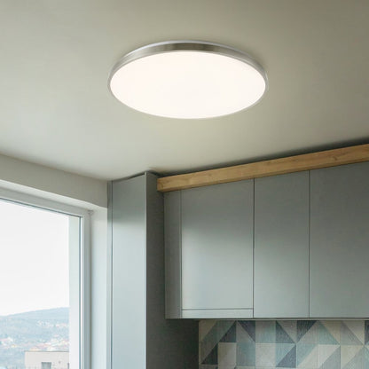 Astrid 1-Light Modern Minimalist Iron Circle Integrated Led Flush Mount