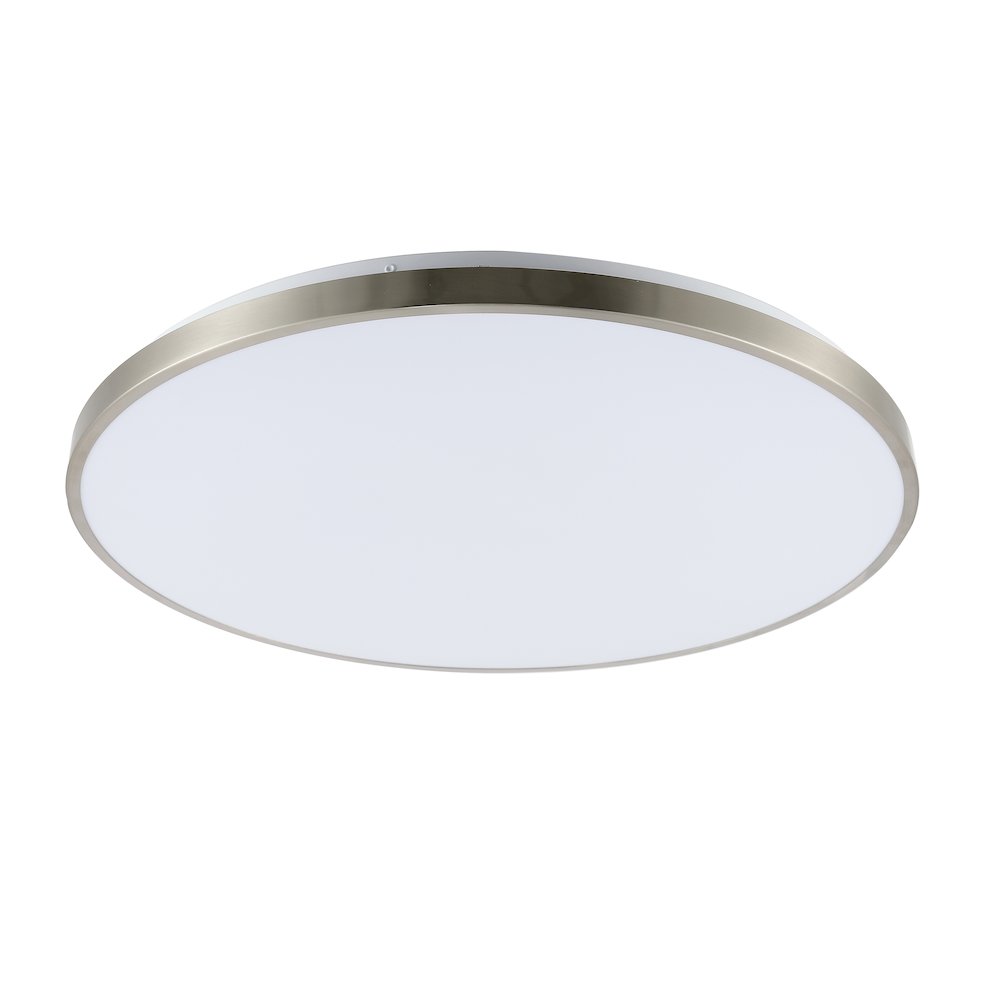 Astrid 1-Light Modern Minimalist Iron Circle Integrated Led Flush Mount