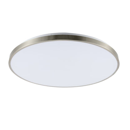 Astrid 1-Light Modern Minimalist Iron Circle Integrated Led Flush Mount