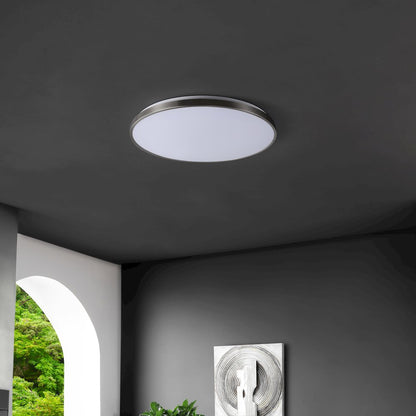 Astrid 1-Light Modern Minimalist Iron Circle Integrated Led Flush Mount