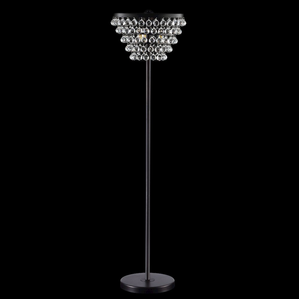 Jemma Crystal/Metal Led Floor Lamp