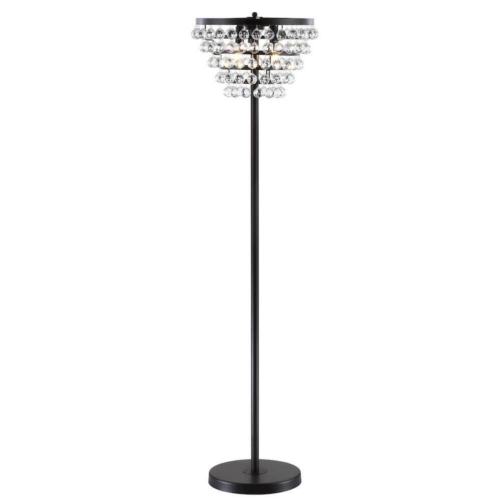 Jemma Crystal/Metal Led Floor Lamp