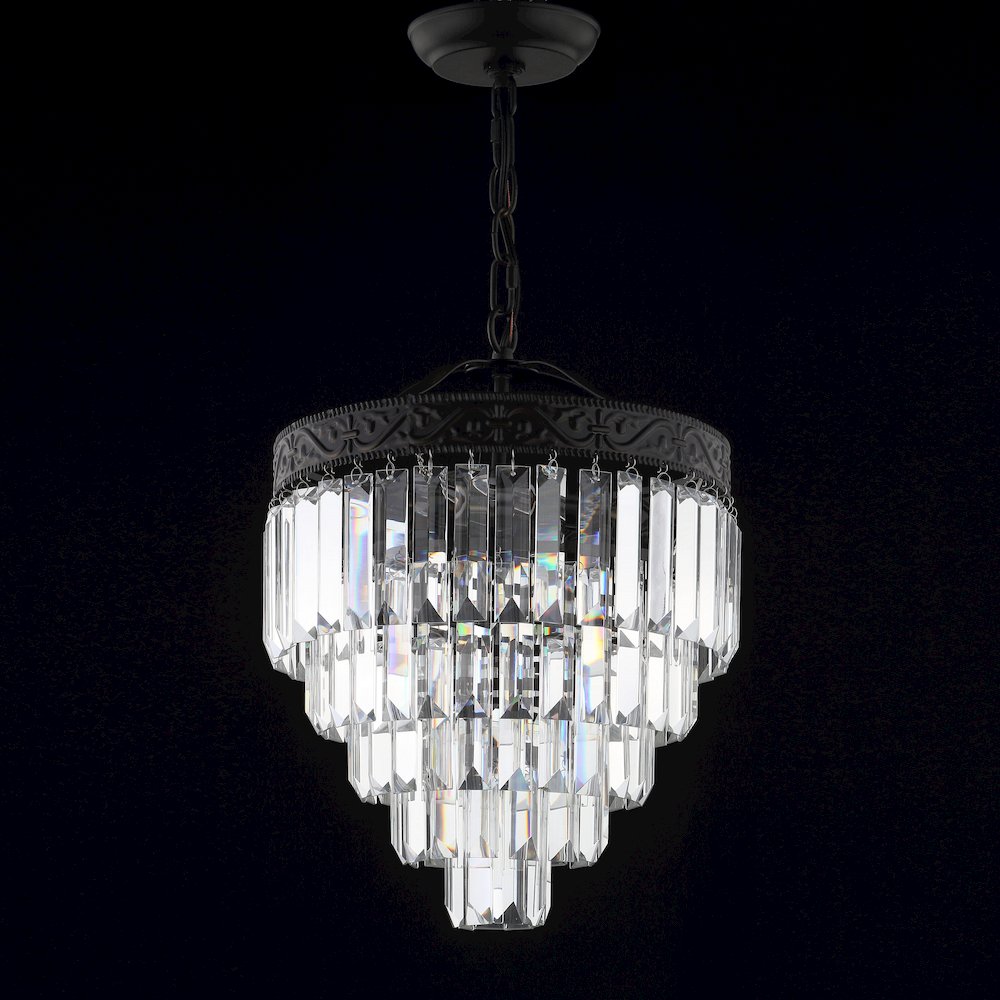 Wyatt Crystal Led Chandelier