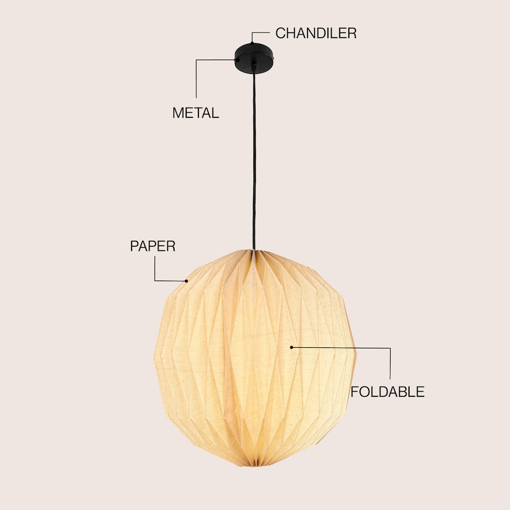 Vaughn Modern Vintage Orb Honeycomb Shade LED Pendant Light