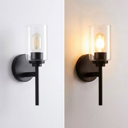 Juno 1-Light Metal/Glass Cylinder LED Sconce