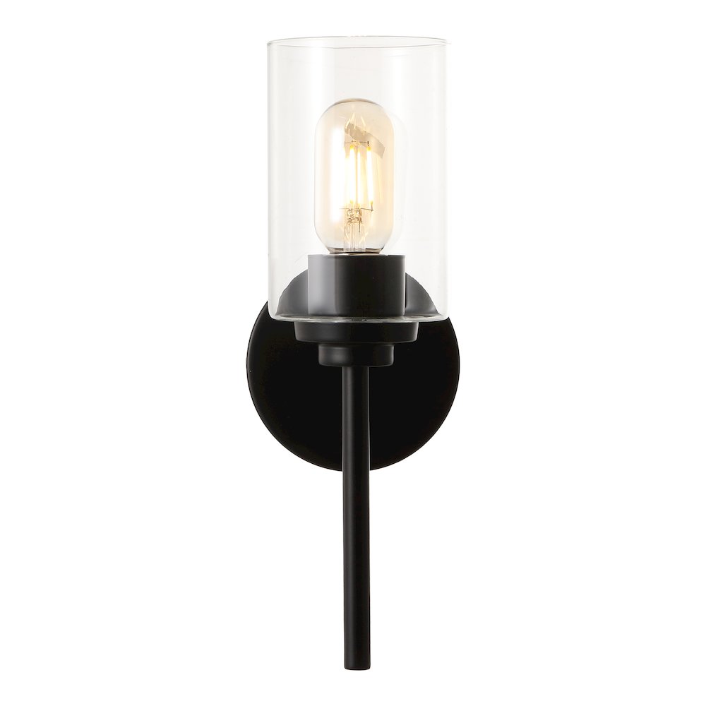 Juno 1-Light Metal/Glass Cylinder LED Sconce
