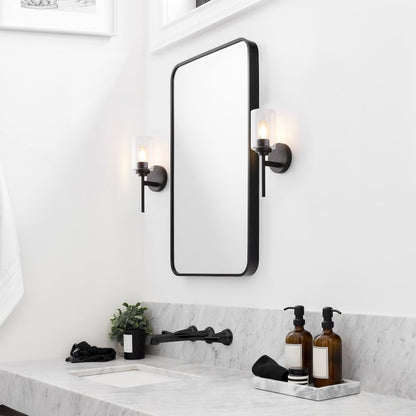Juno 1-Light Metal/Glass Cylinder LED Sconce