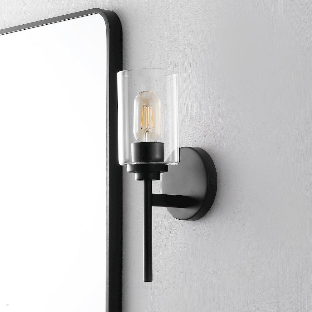 Juno 1-Light Metal/Glass Cylinder LED Sconce