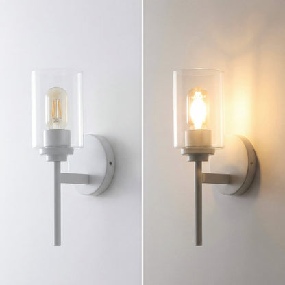 Juno 1-Light Metal/Glass Cylinder LED Sconce