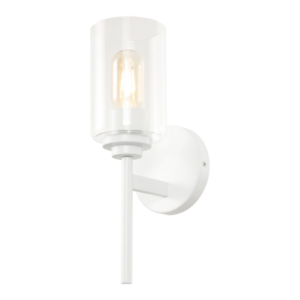 Juno 1-Light Metal/Glass Cylinder LED Sconce