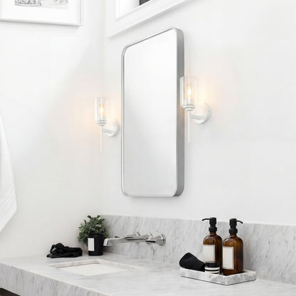 Juno 1-Light Metal/Glass Cylinder LED Sconce
