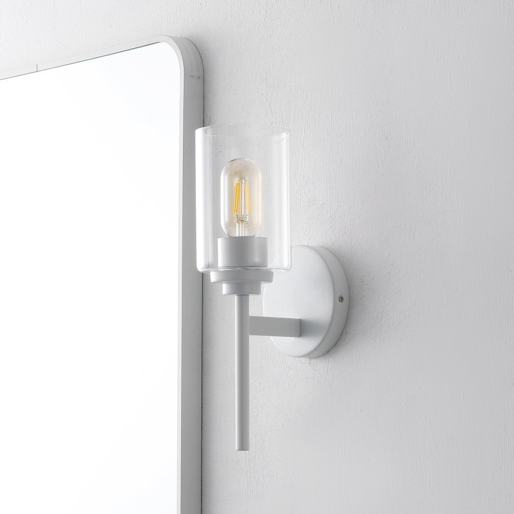 Juno 1-Light Metal/Glass Cylinder LED Sconce