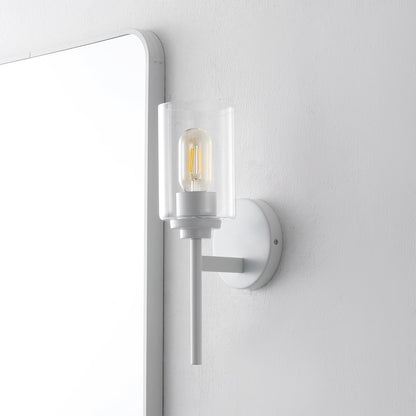 Juno 1-Light Metal/Glass Cylinder LED Sconce