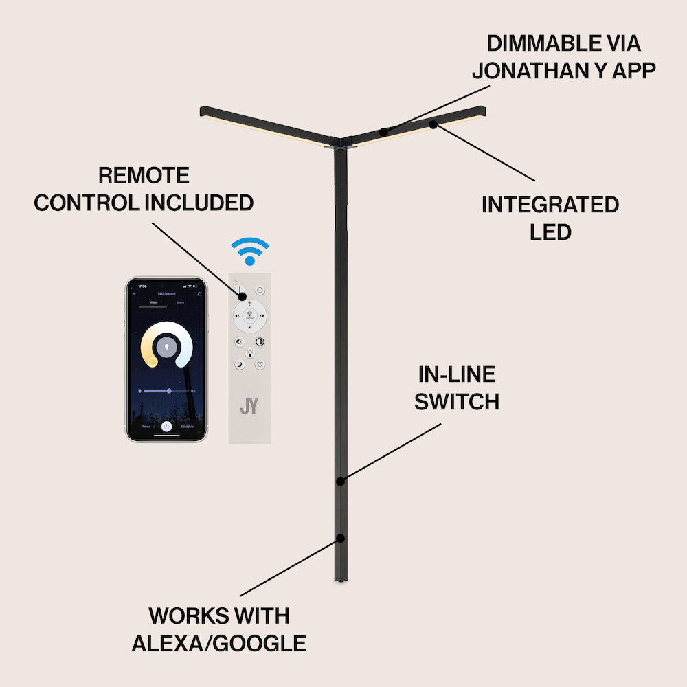 Minimalist Iron Integrated Plug-In Led Sconce For Ceiling Corner