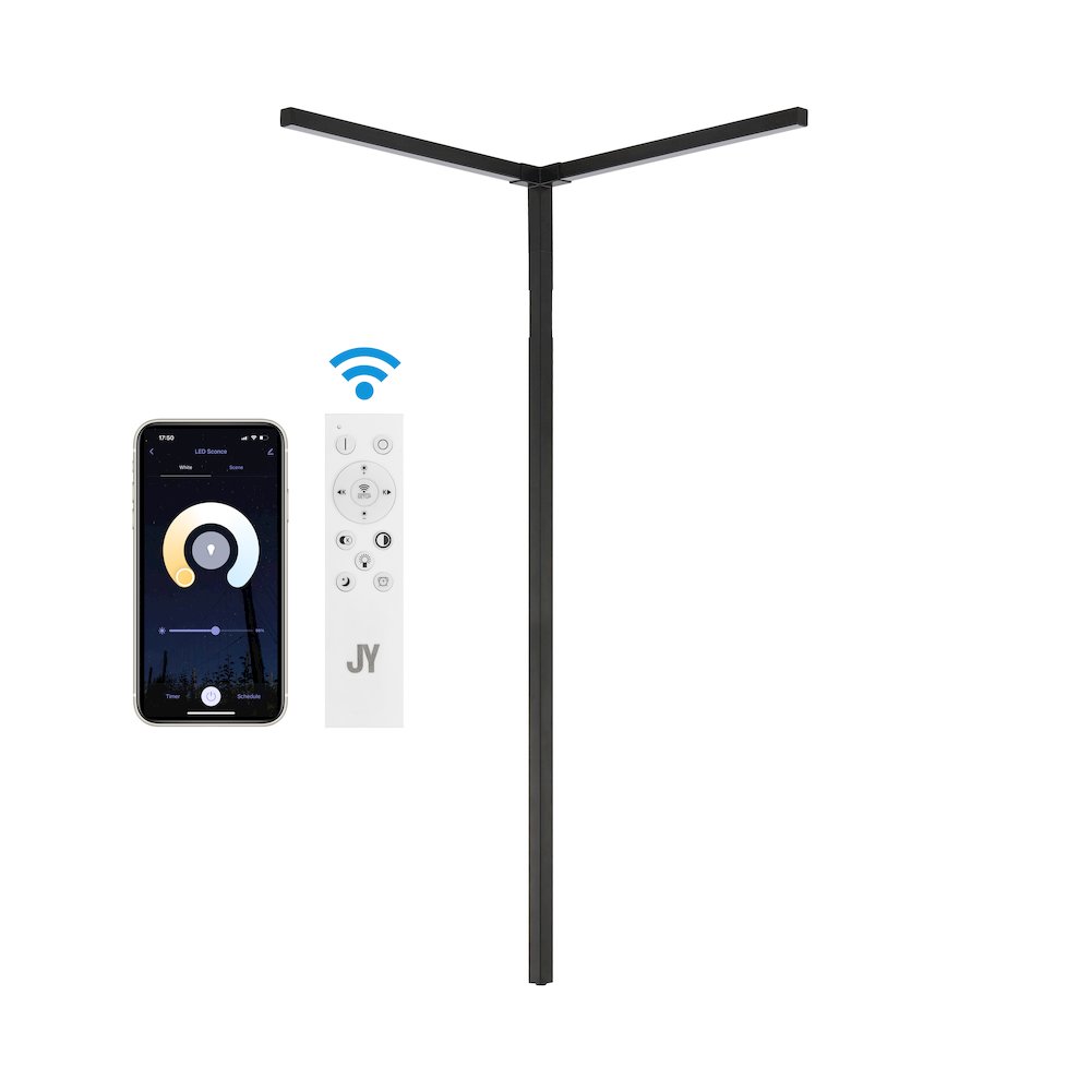 Minimalist Iron Integrated Plug-In Led Sconce For Ceiling Corner