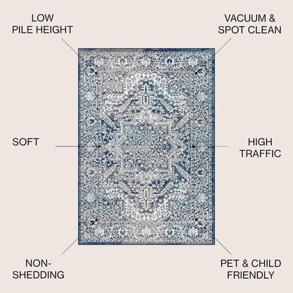 Modern Persian Vintage Medallion /Rug