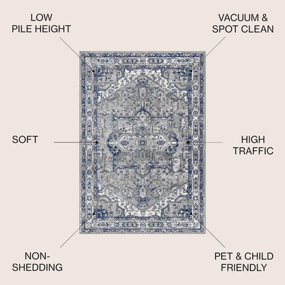 Modern Persian Vintage Medallion /Rug