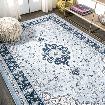 Palmette Modern Persian Floral Area Rug