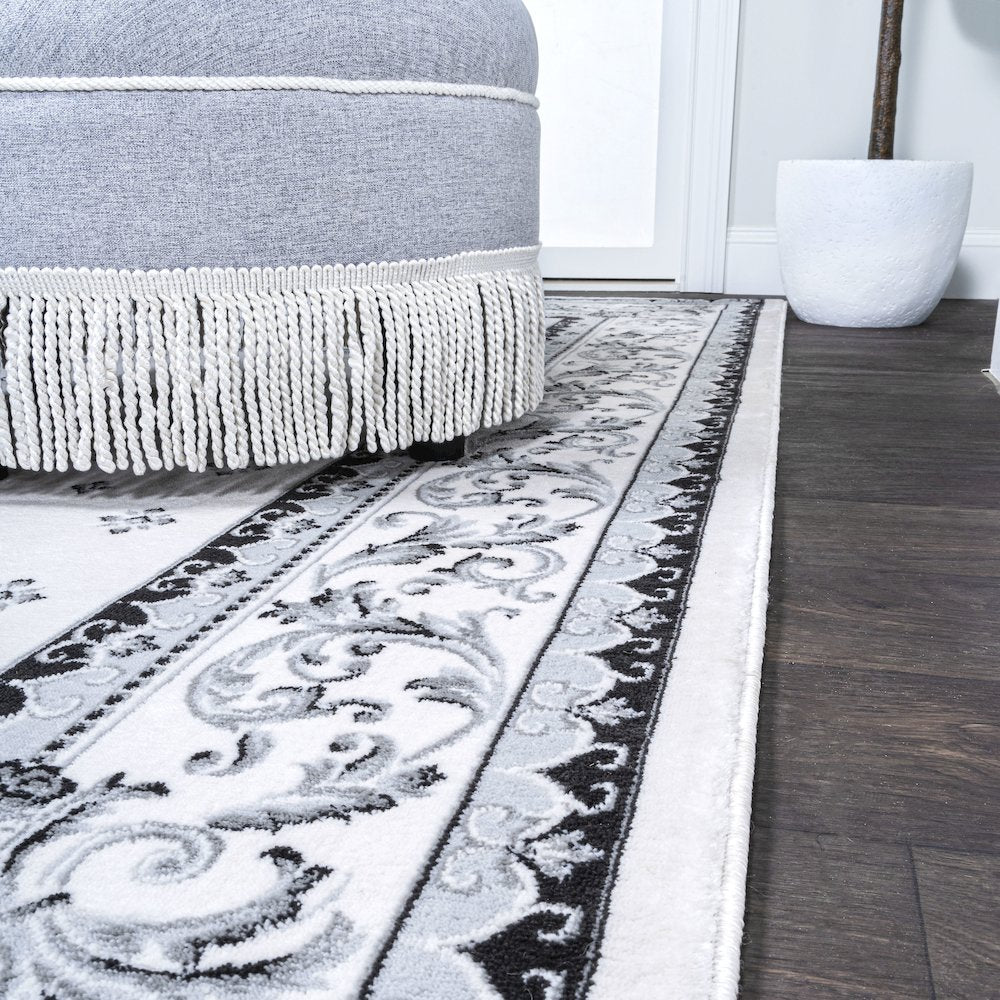 Acanthus French Border Area Rug