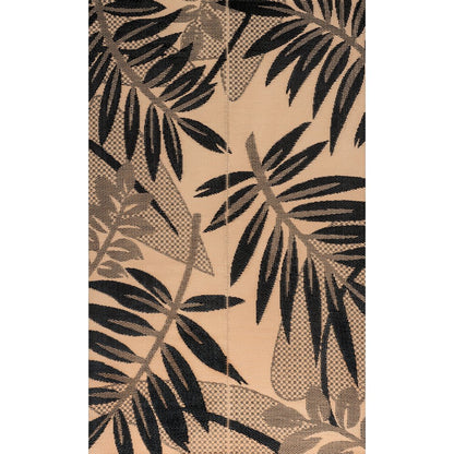 Wilde Classic Botanical Foldable Waterproof Reversible Plastic Straw Outdoor