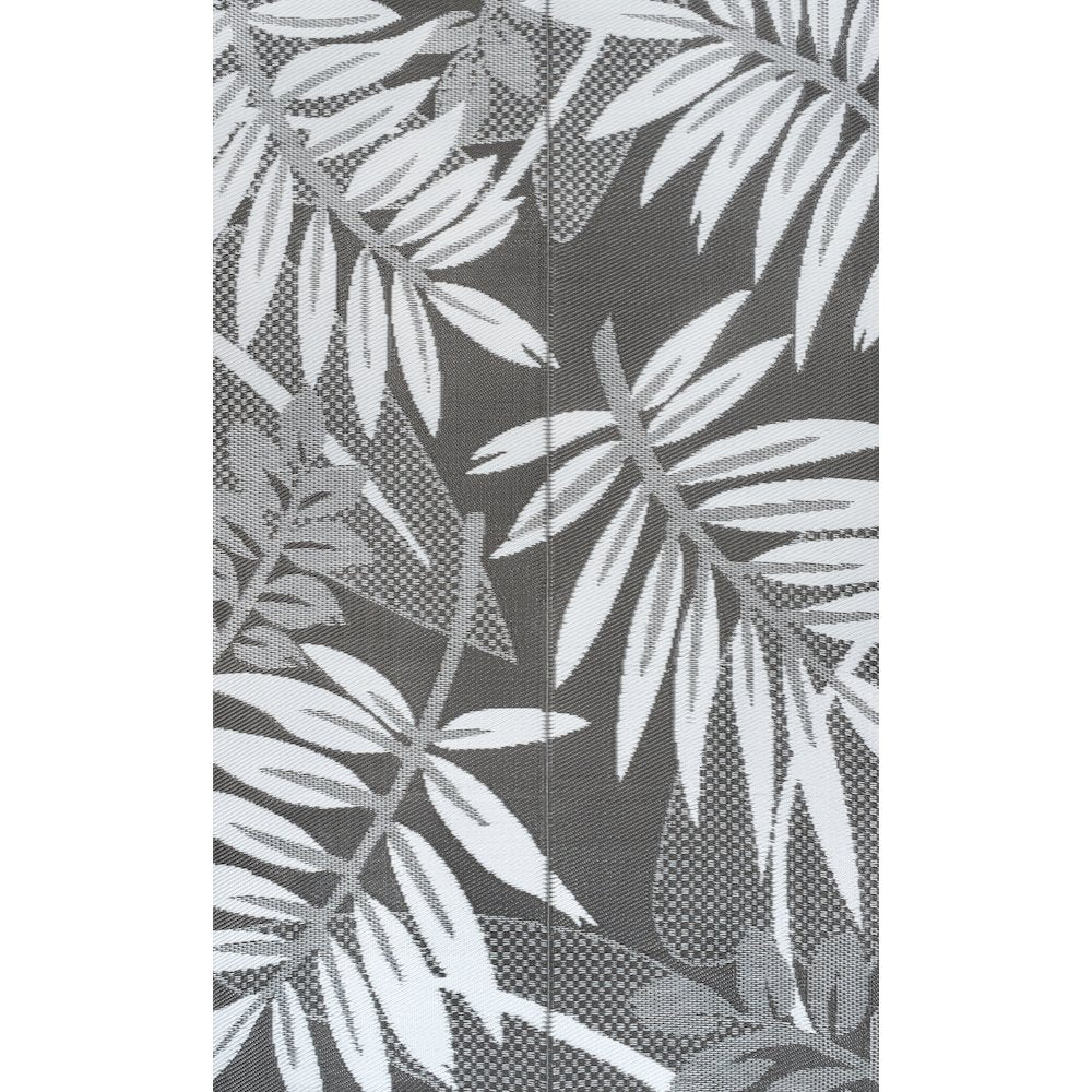 Wilde Classic Botanical Foldable Waterproof Reversible Plastic Straw Outdoor