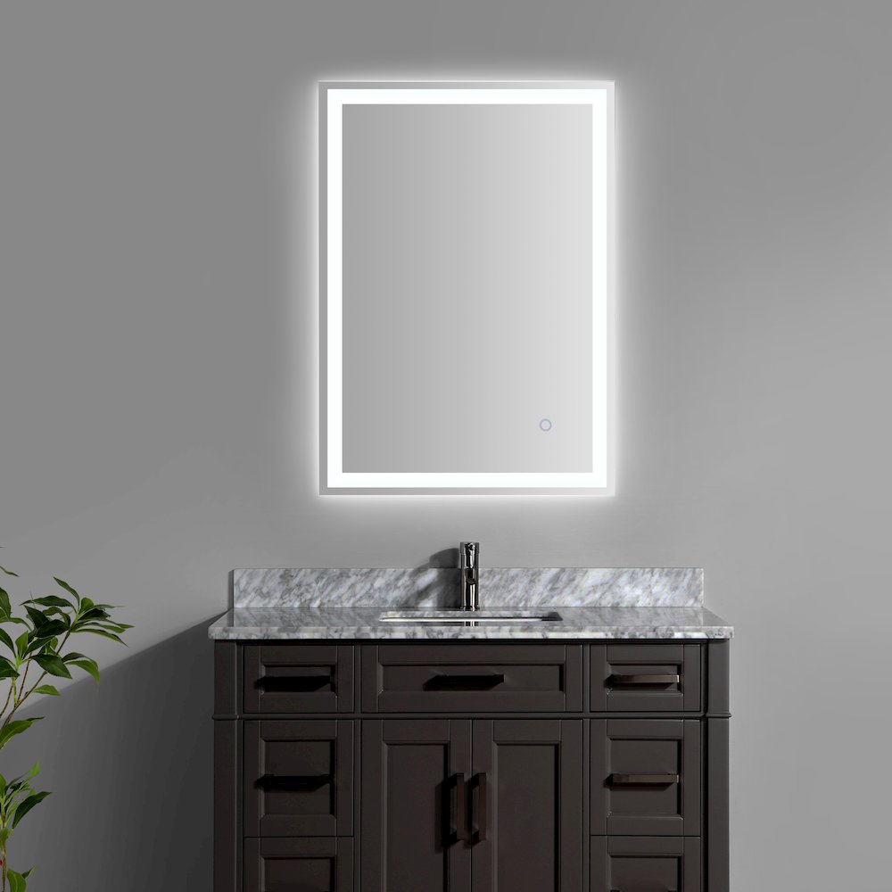 Antifog Front/Back-Lit Wall Bathroom Vanity Mirror