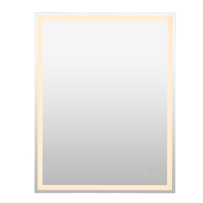 Anti-Fog Aluminum Frontback Lit Tri Color Led Bathroom Vanity Mirror
