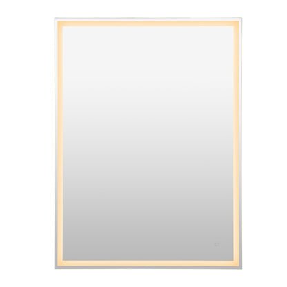 Anti-Fog Aluminum Frontback Lit Tri Color Led Bathroom Vanity Mirror