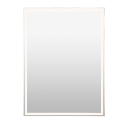 Anti-Fog Aluminum Frontback Lit Tri Color Led Bathroom Vanity Mirror