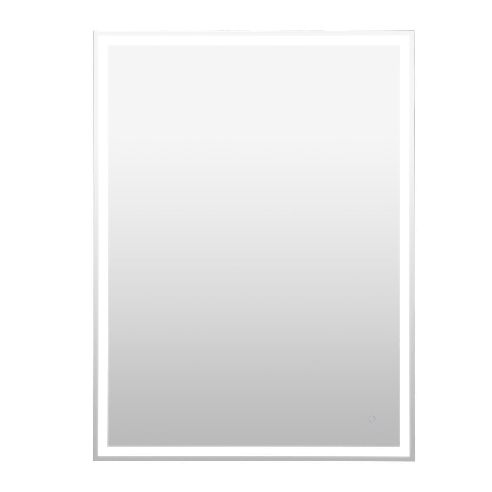 Anti-Fog Aluminum Frontback Lit Tri Color Led Bathroom Vanity Mirror