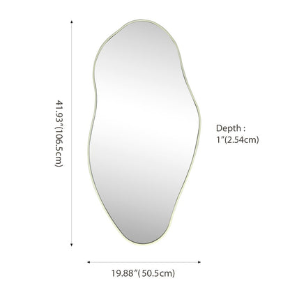 Everly Large Irregular Framed Decorative Wall Mirror
