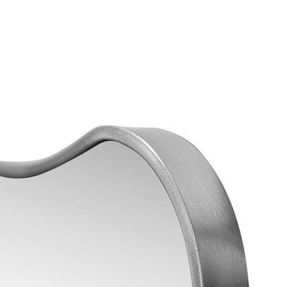 Alfie Large Rectangular Metal Framed Wall Mounted Full-Length Mirror