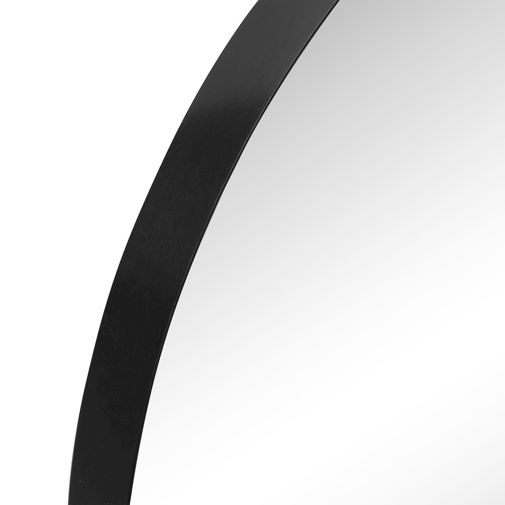 Elodie Medium Arched Metal Framed Wall Mounted Mirror