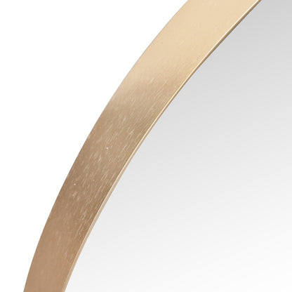 Elodie Medium Arched Metal Framed Wall Mounted Mirror