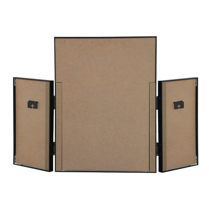 Orthos 3-Way Medium Rectangular Trifold Adjustable Aluminum Alloy Framed Vanity