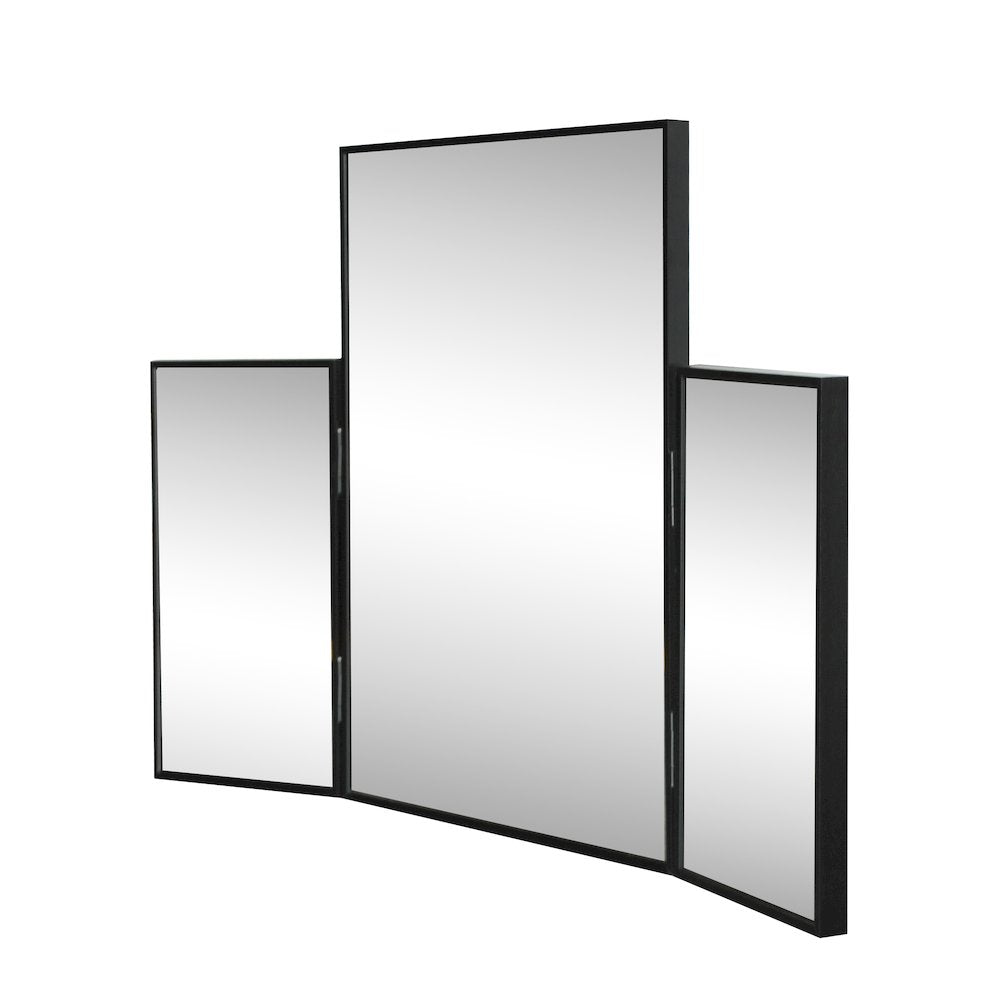 Orthos 3-Way Medium Rectangular Trifold Adjustable Aluminum Alloy Framed Vanity