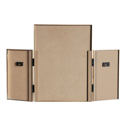 Orthos 3-Way Medium Rectangular Trifold Adjustable Aluminum Alloy Framed Vanity