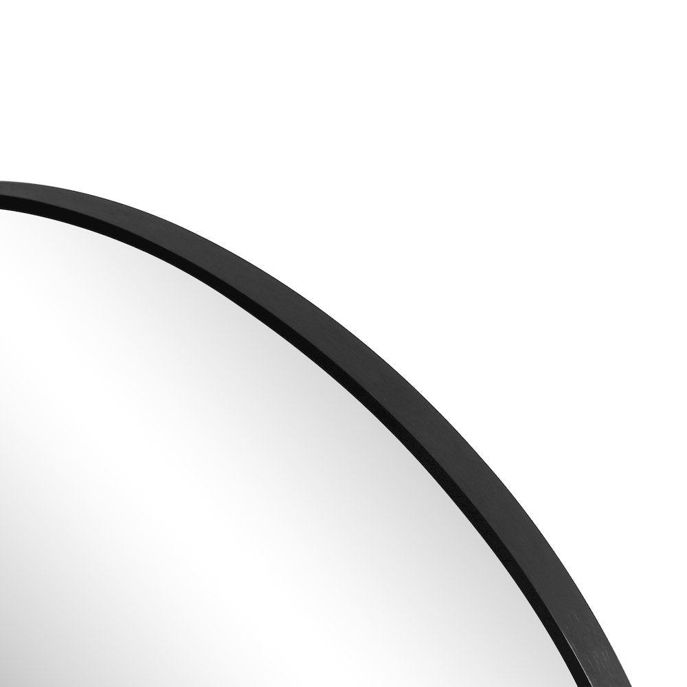 Eclipse Medium Circle Aluminum Alloy Framed Wall Mounted Mirror